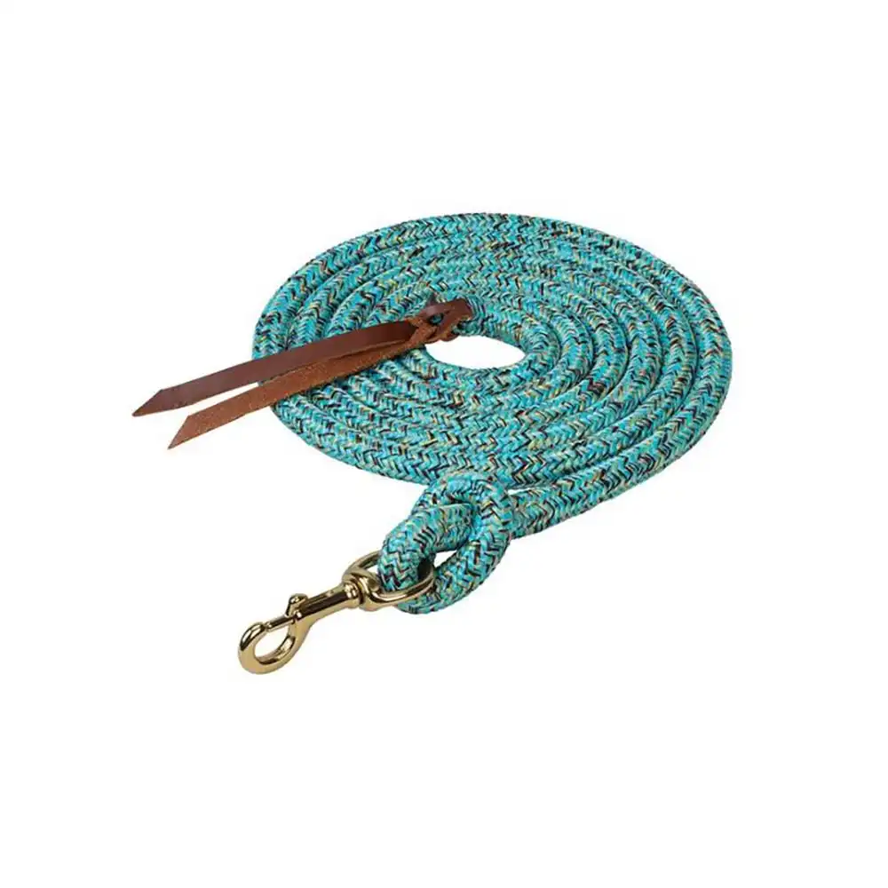 poly cowboy lead rope with snap - 5/8" x 10'