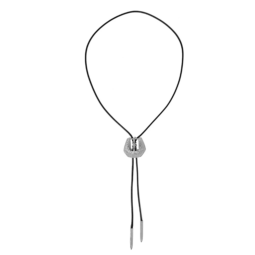 Mini silver bolo necklace