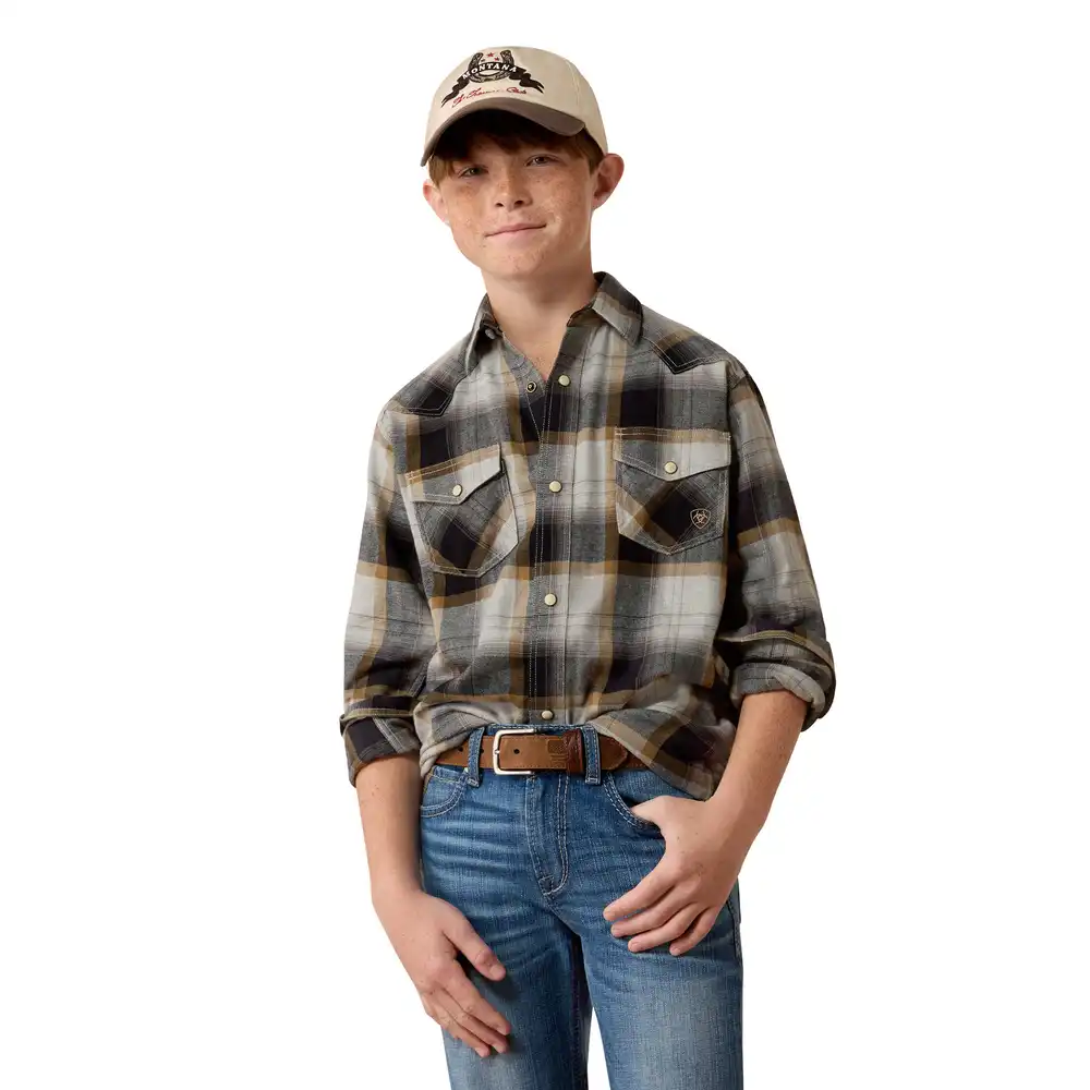 boy's - retro heinz classic fit snap shirt