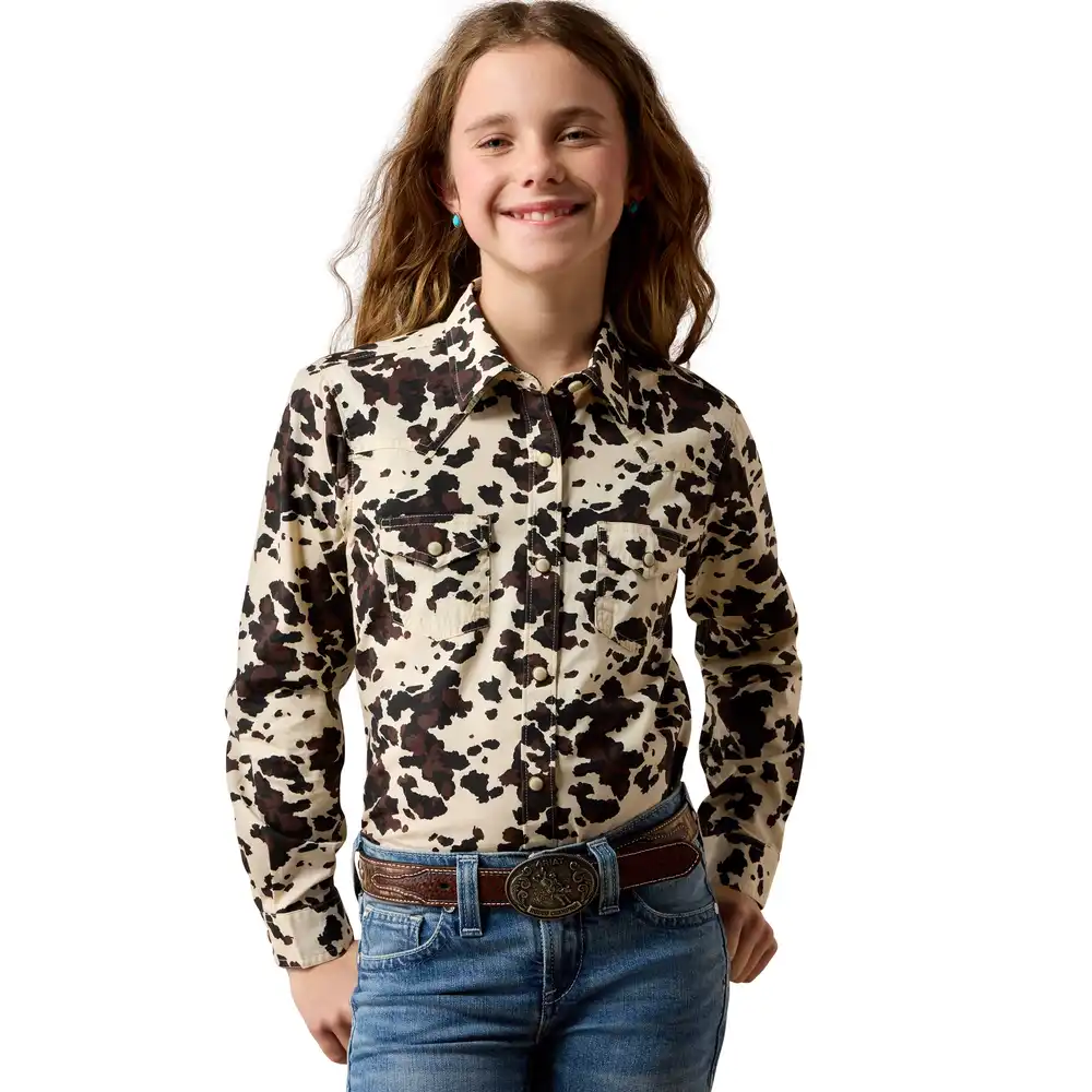 girl's - savannah western snap shirt