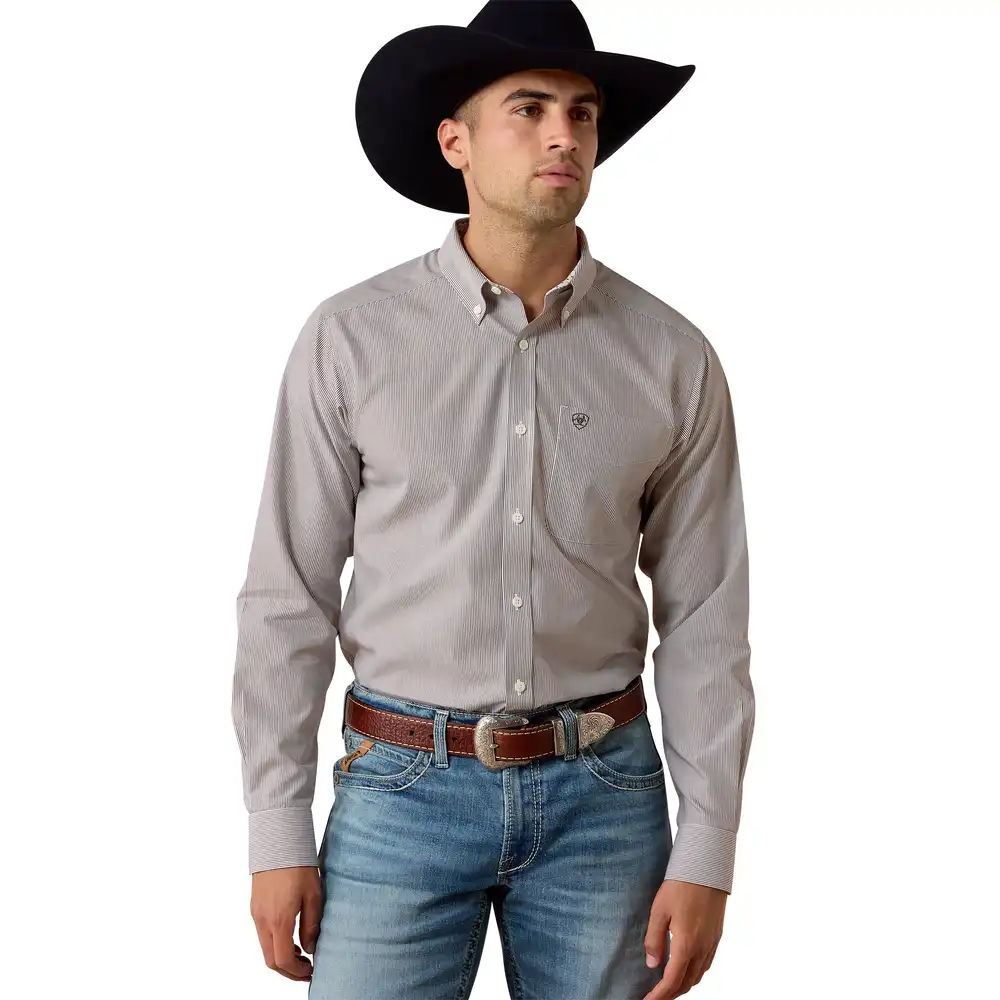 men's - wrinkle free randolph fitted shirt