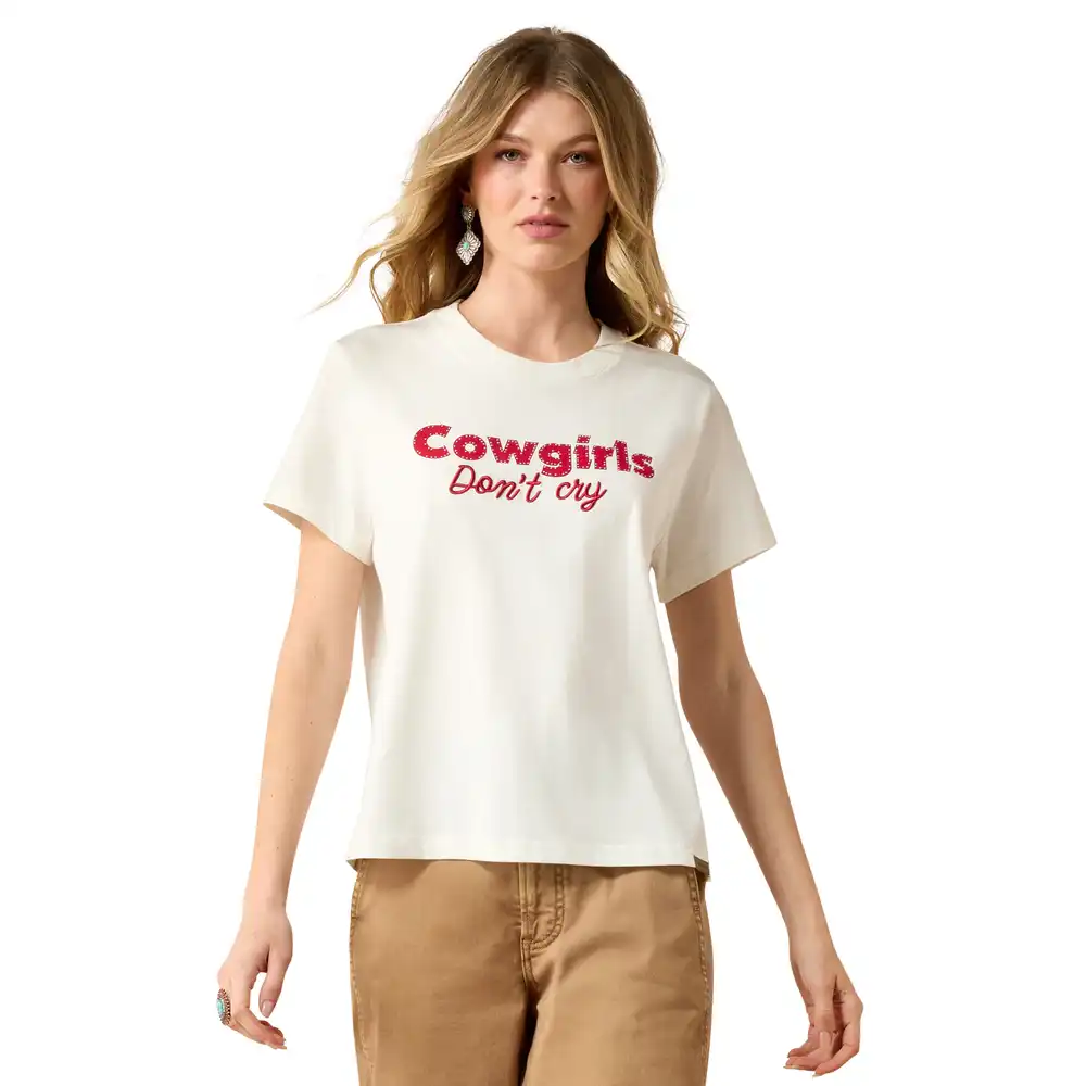 women's - cowgirls don't cry t-shirt