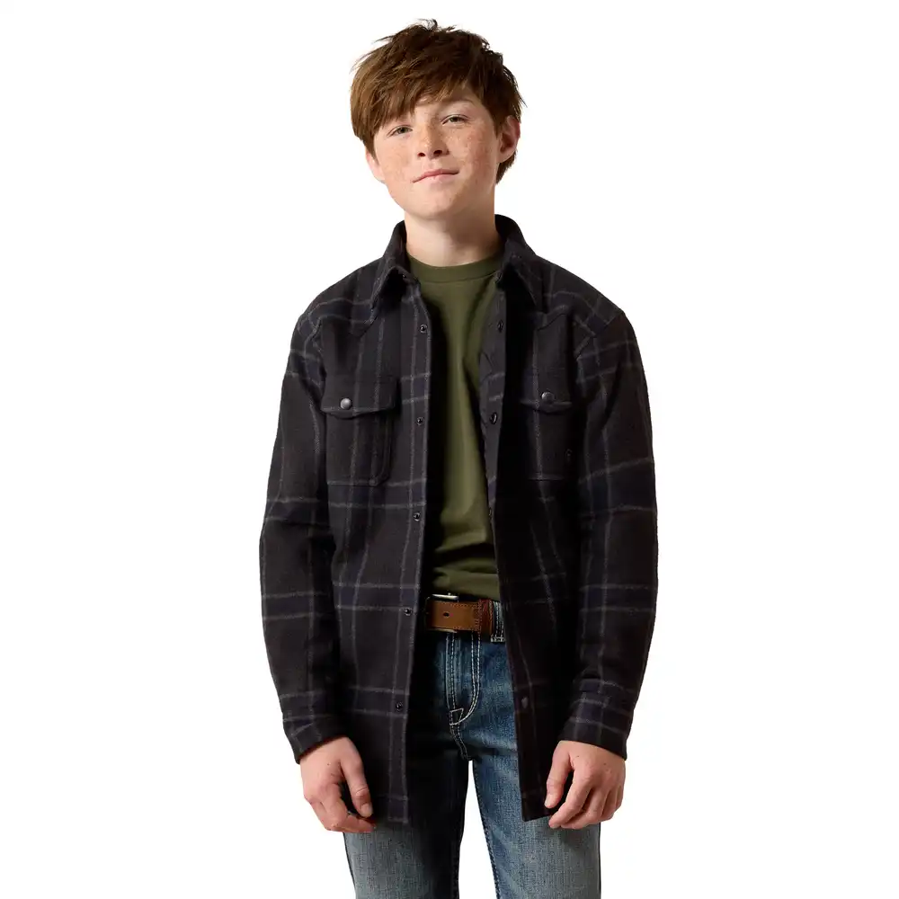 boy's - retro shirt jacket