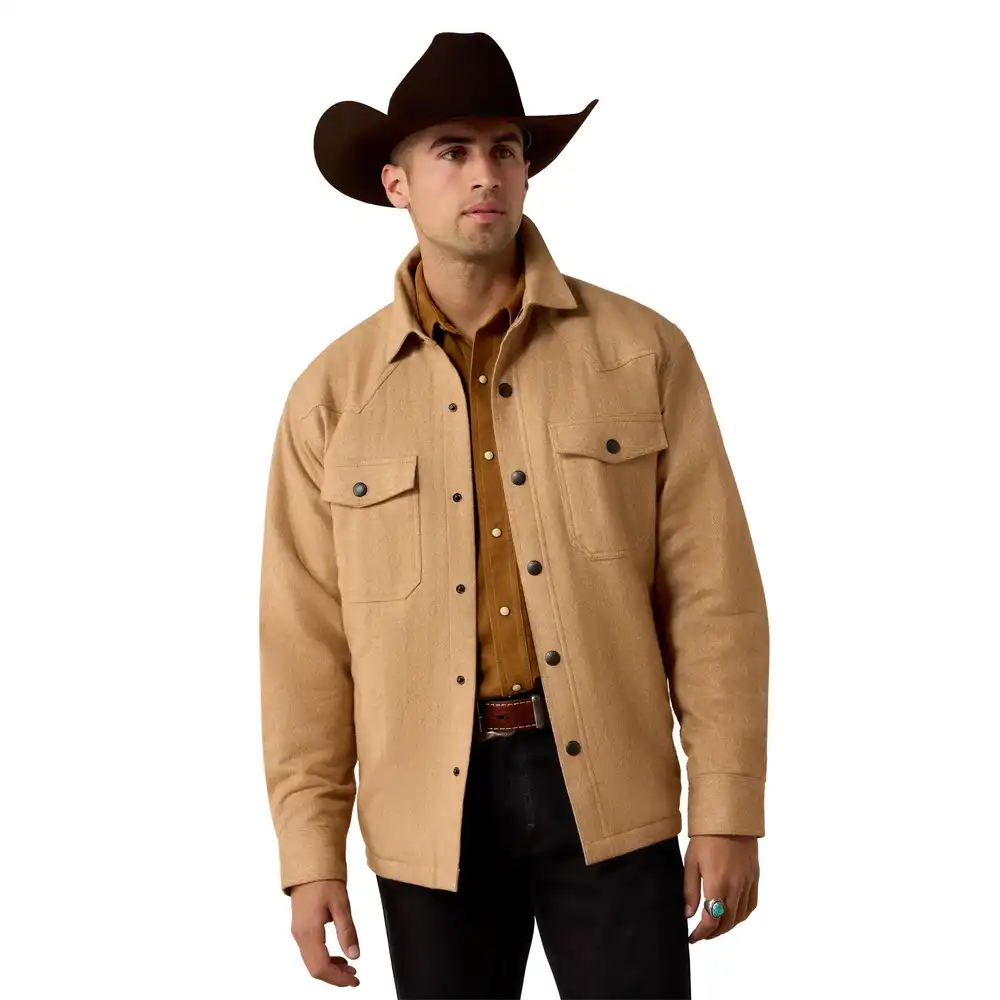 men's - retro shirt jacket