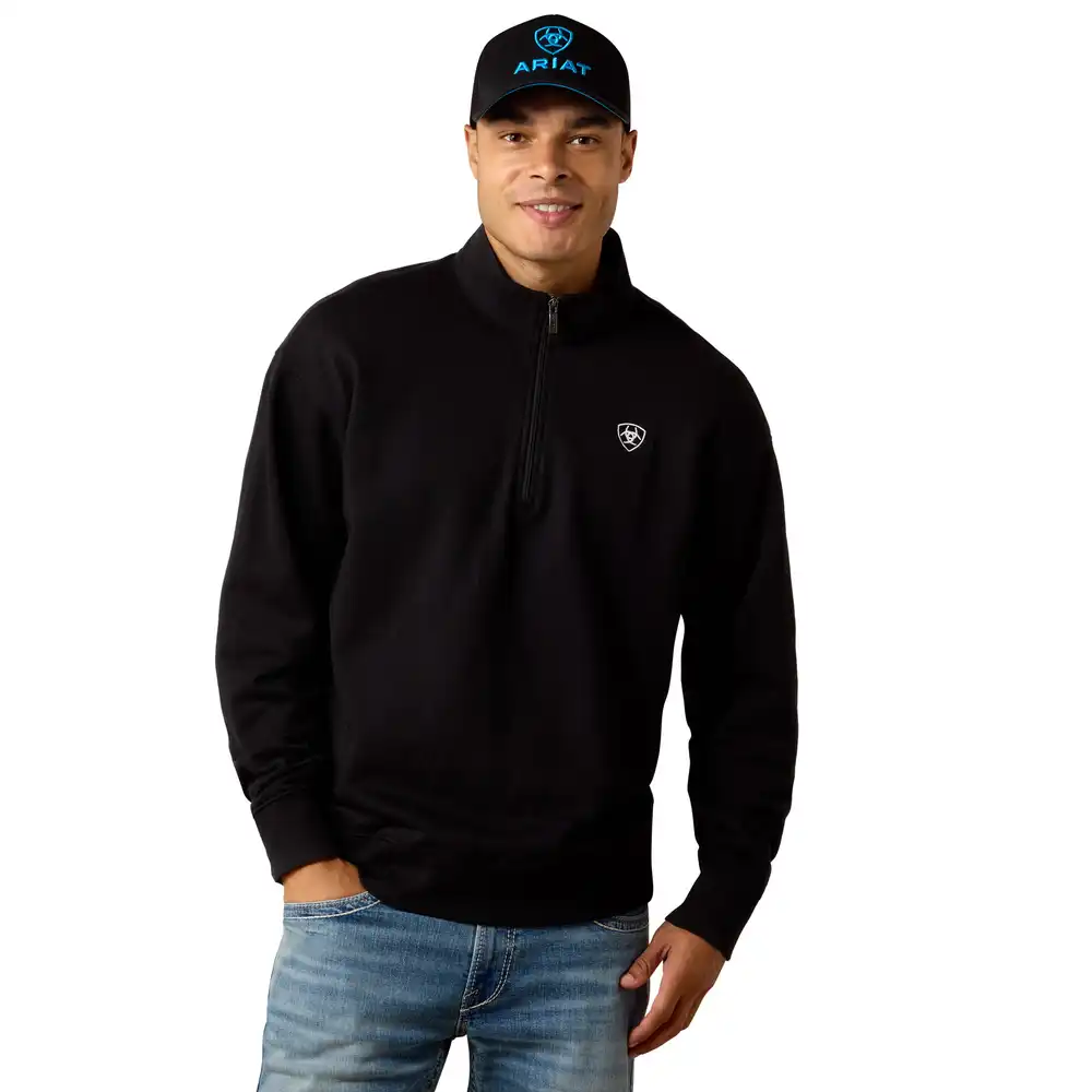 men's - holiday 1/4 zip sweatshirt