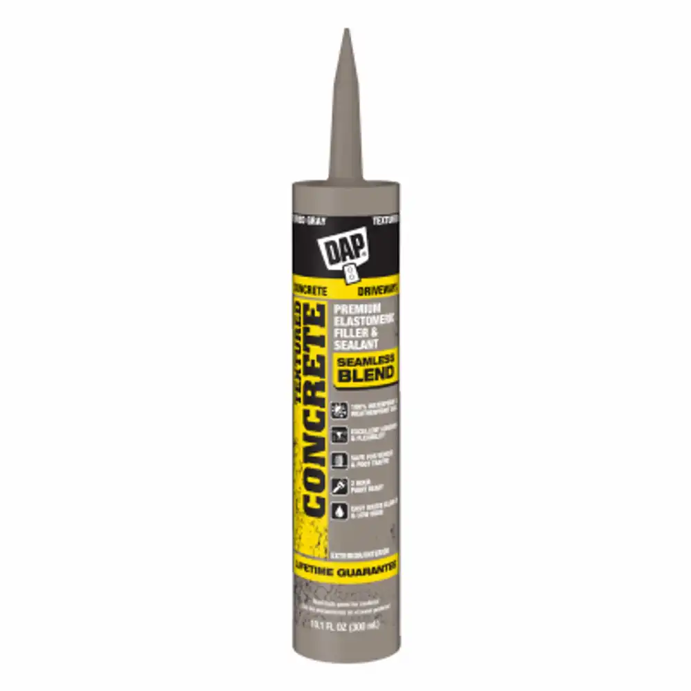 premium textured concrete elastomeric filler and sealant, 10-oz.