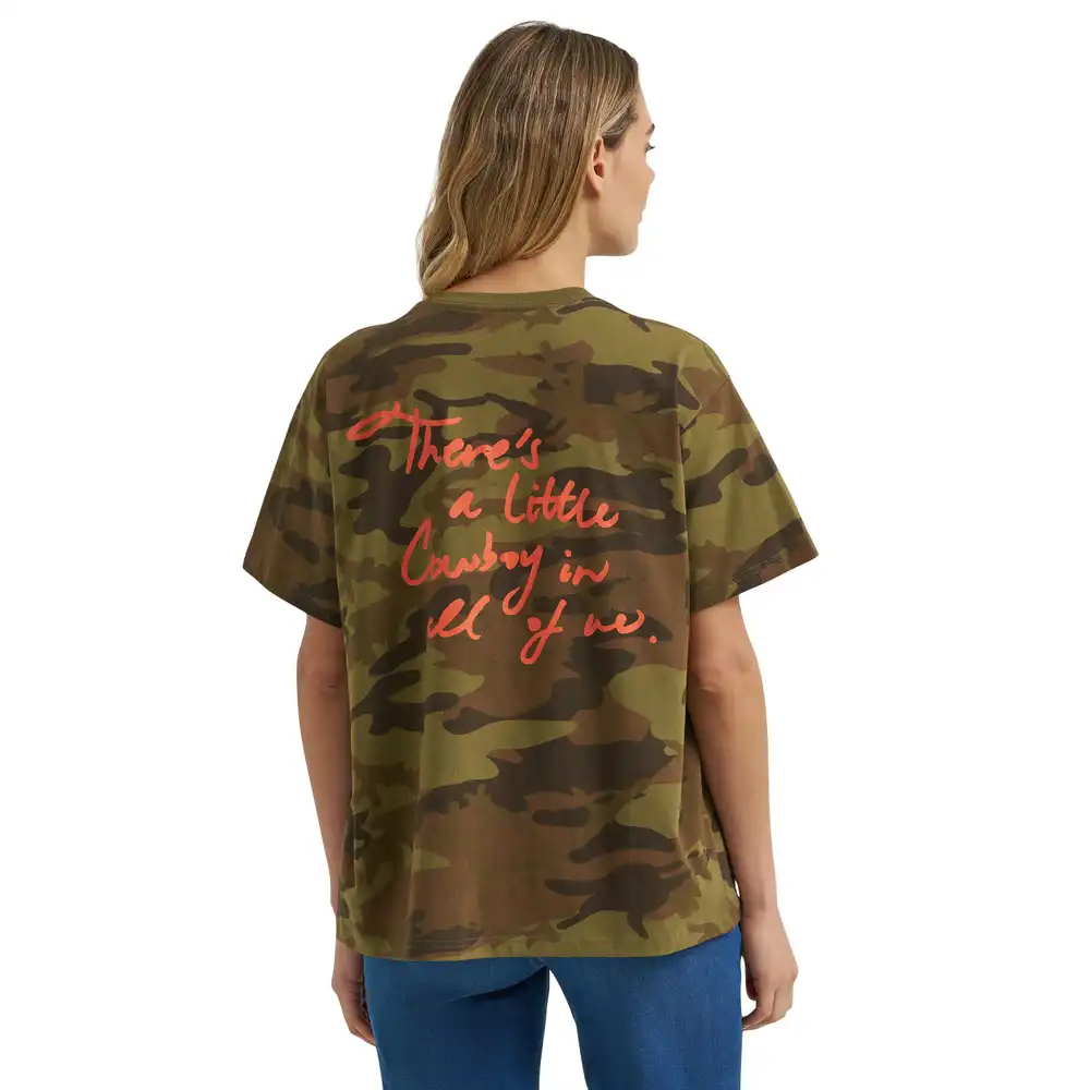 cowboy camo girlfriend graphic tee