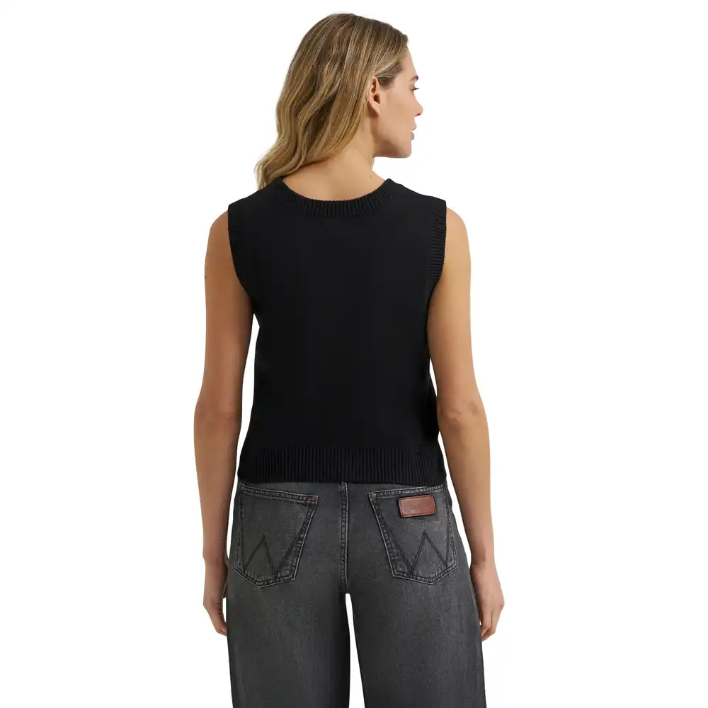 women’s wrangler western stitch sweater vest