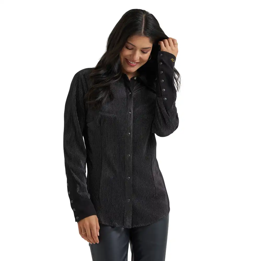 lainey wilson x wrangler shimmer lainey top
