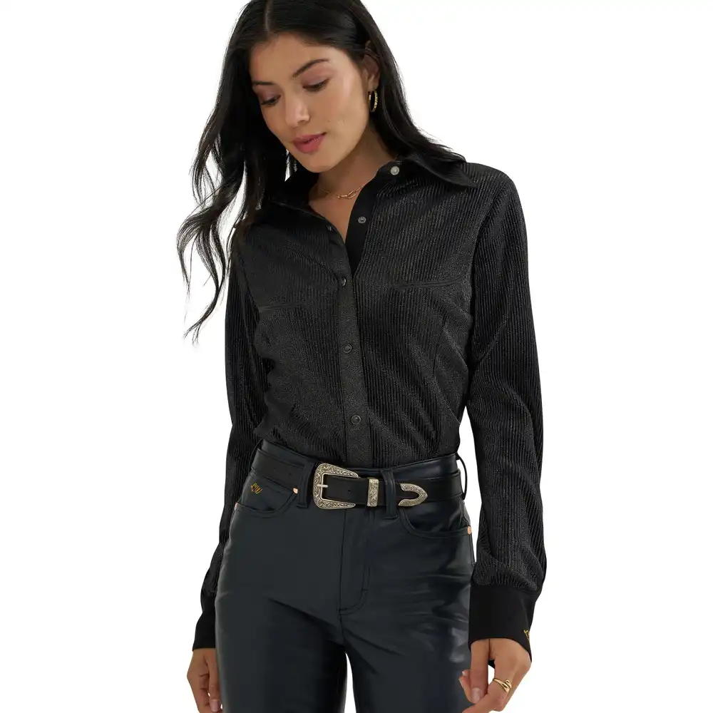 lainey wilson x wrangler shimmer lainey top