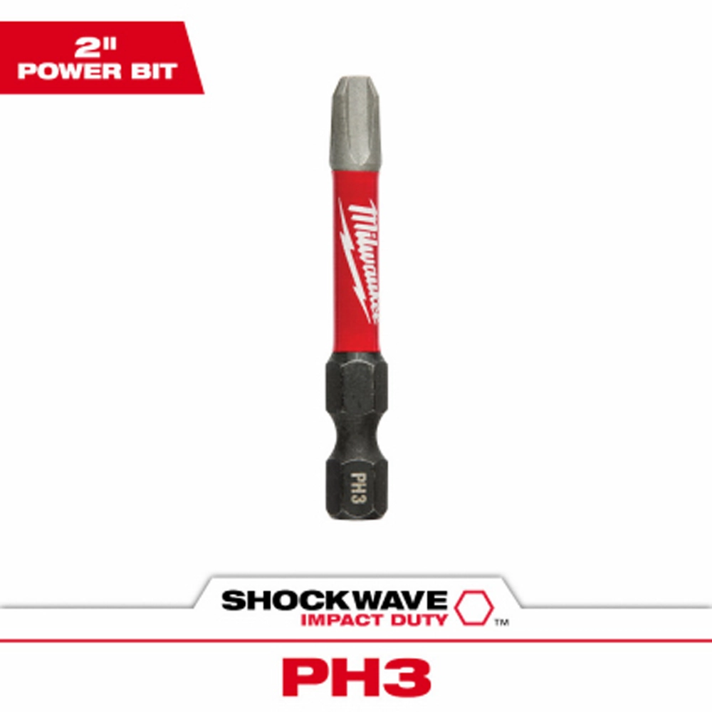 Shockwave Phillips Power Bit, 2-In.
