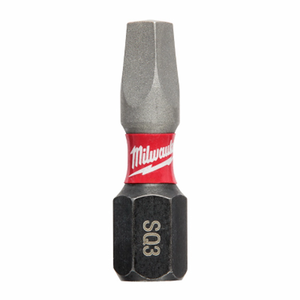 Shockwave Square Insert Bit, 1 In., 2-Pack.