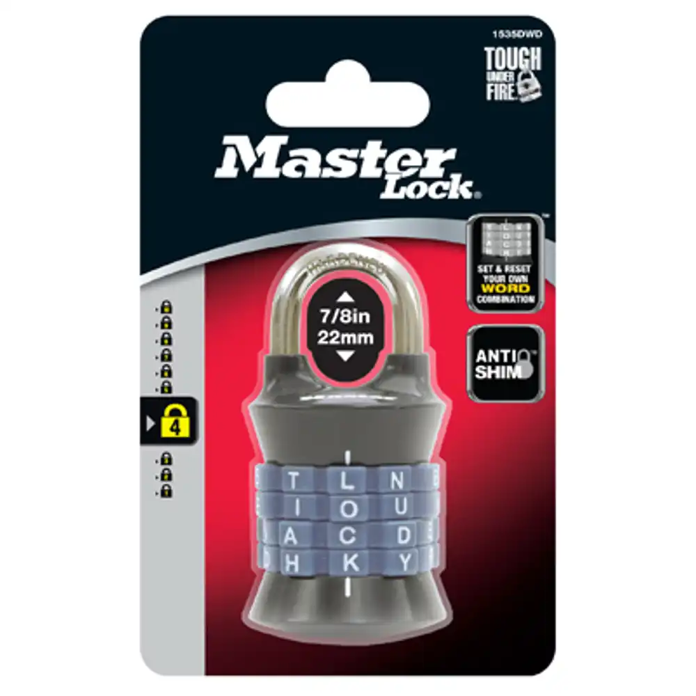 combination padlock, vertical password, assorted colors