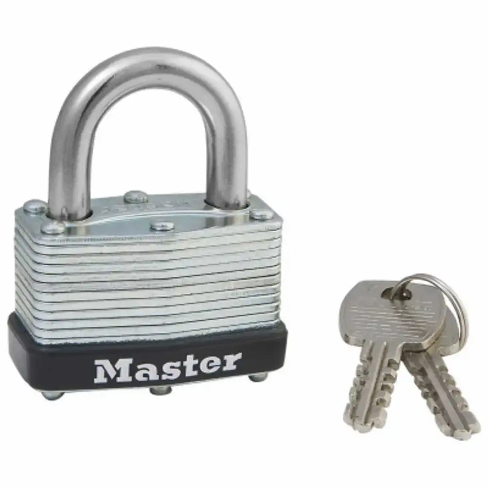 1-3/4 in. keyed padlock, warded steel