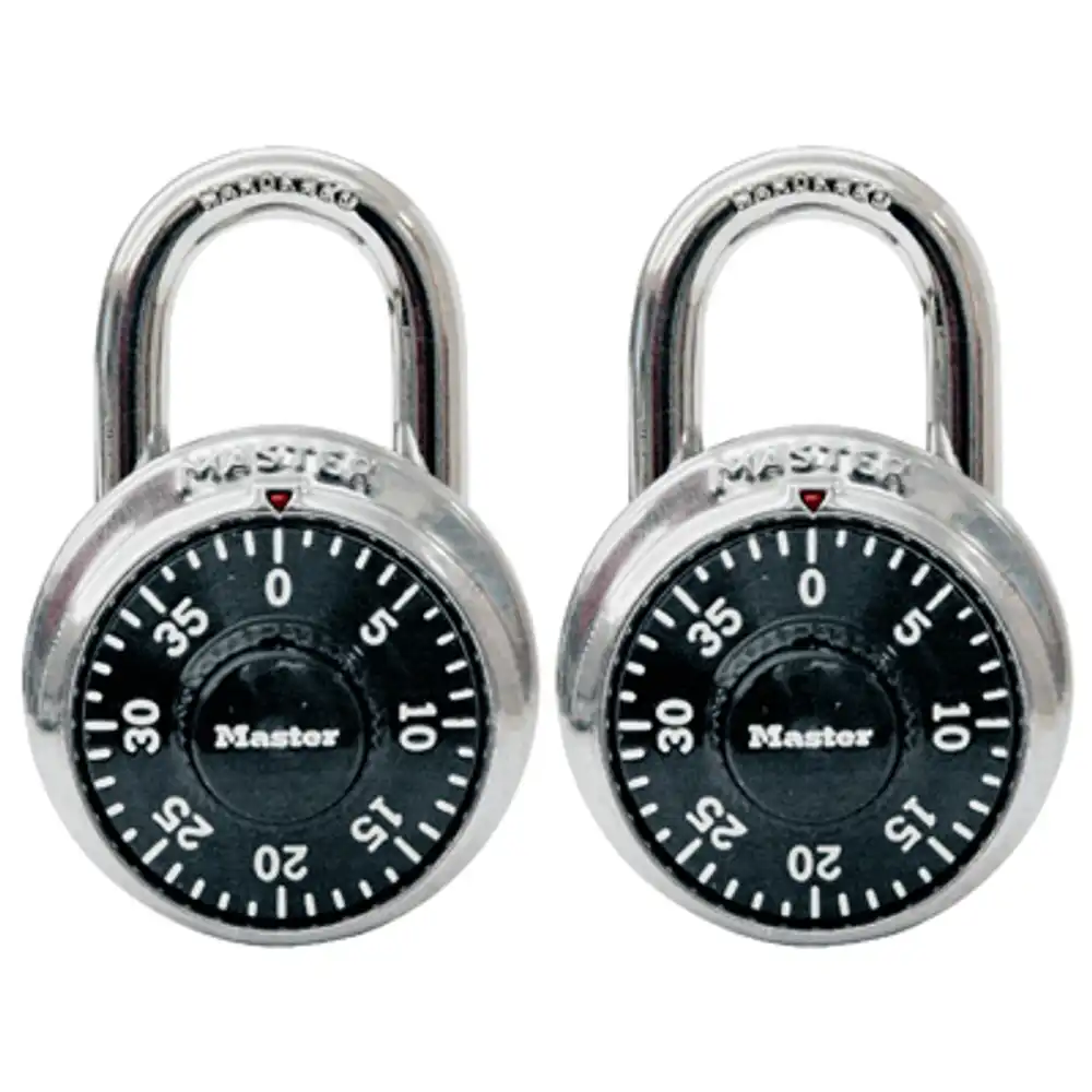 matching combination padlocks, 2-pack