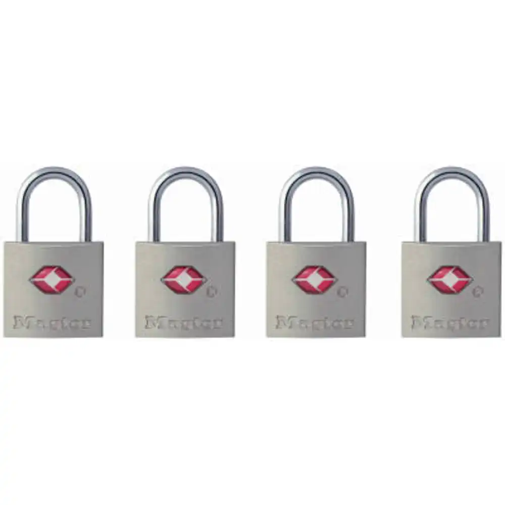 4-pack keyed-alike luggage locks