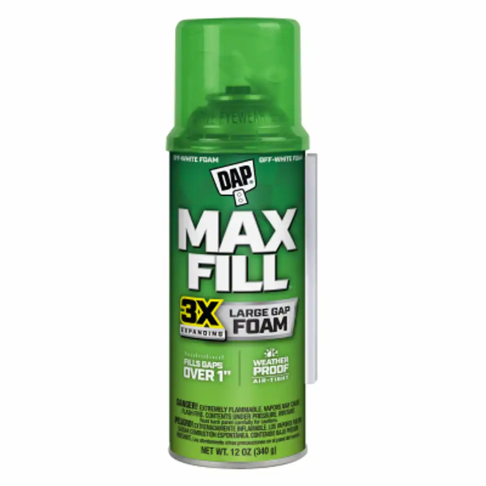 max fill triple expansion foam sealant, 12-oz.