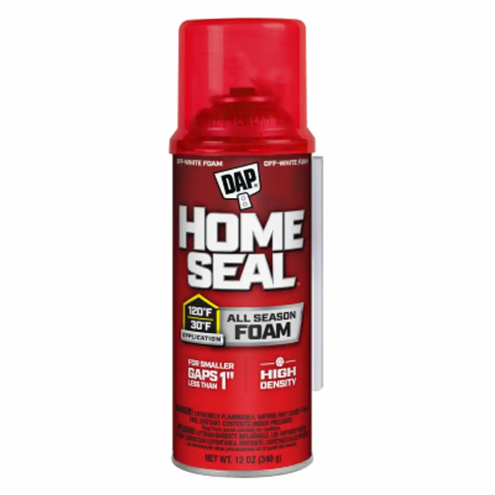 home seal minimal expansion foam sealant, 12-oz.
