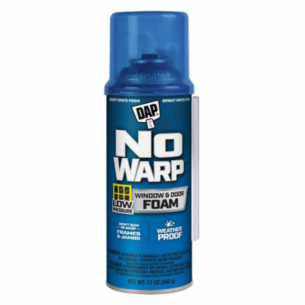 no warp window and door foam sealant, 12-oz.