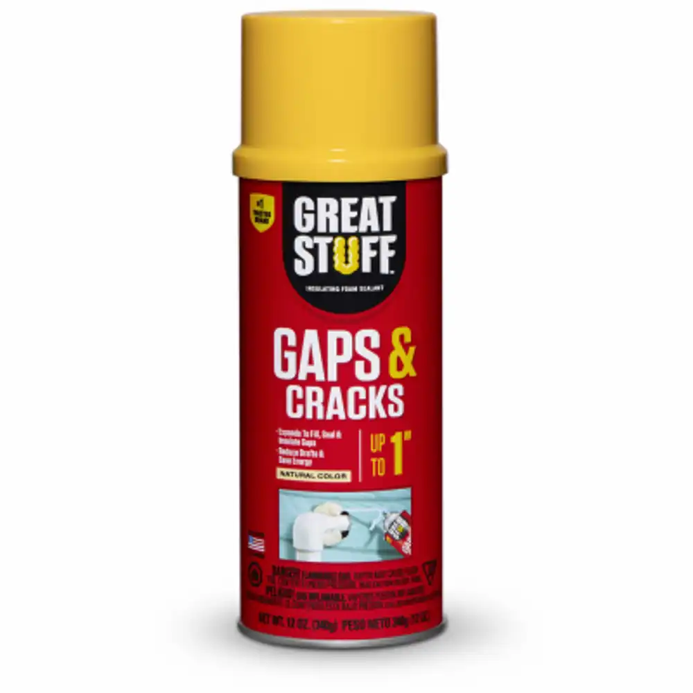 gaps & cracks foam sealant, minimal expanding, 12-oz.