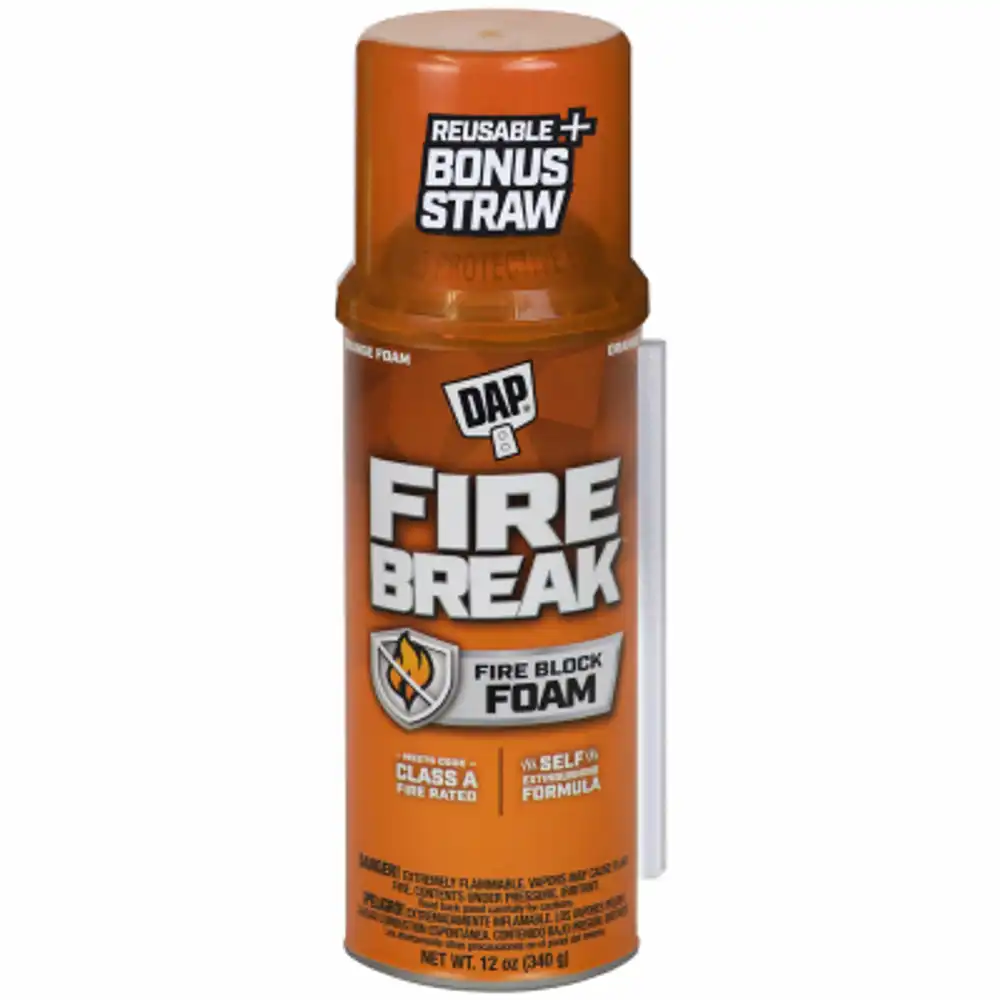 firebreak flame-resistant foam sealant, 12-oz.