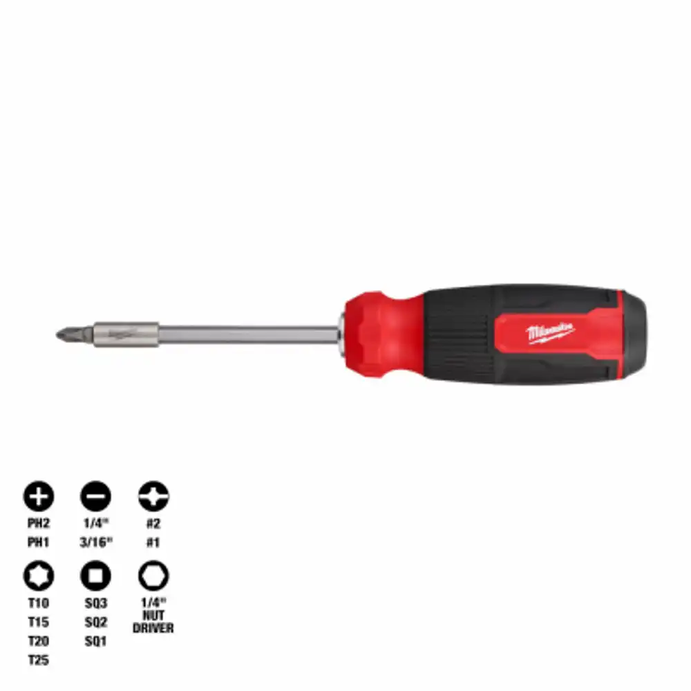 14-in-1 multi-bit screwdriver, 14 in.