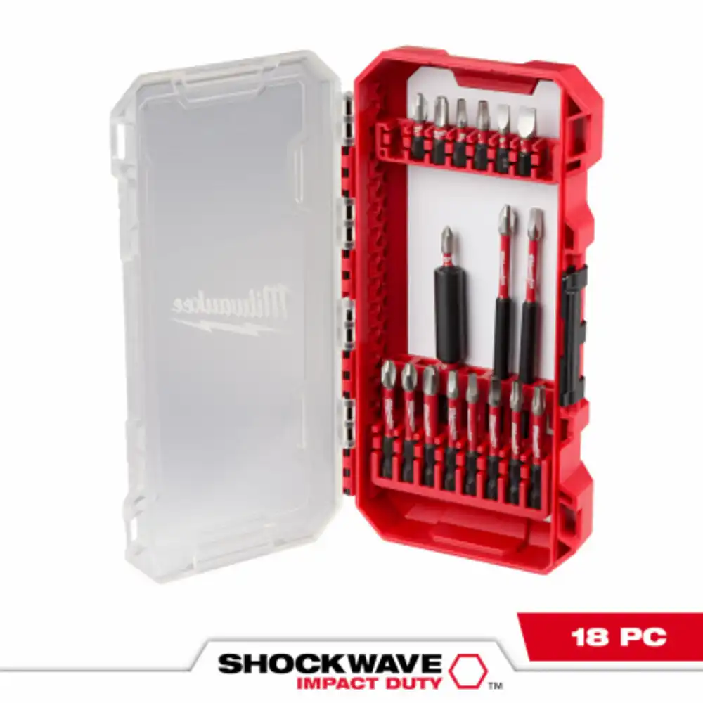 18-pc. shockwave driver bit set