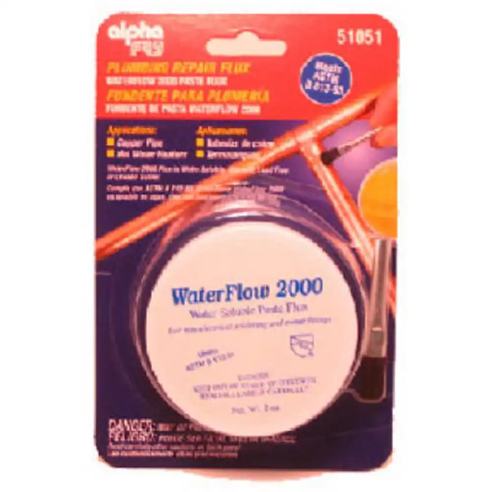 water-soluble plumbing solder flux