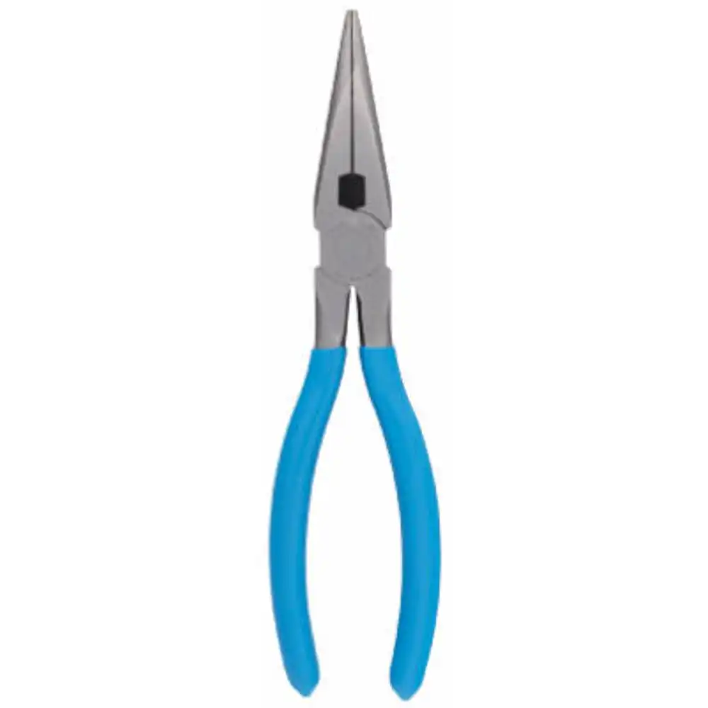 pliers, long-nose, side-cut, 8 in.