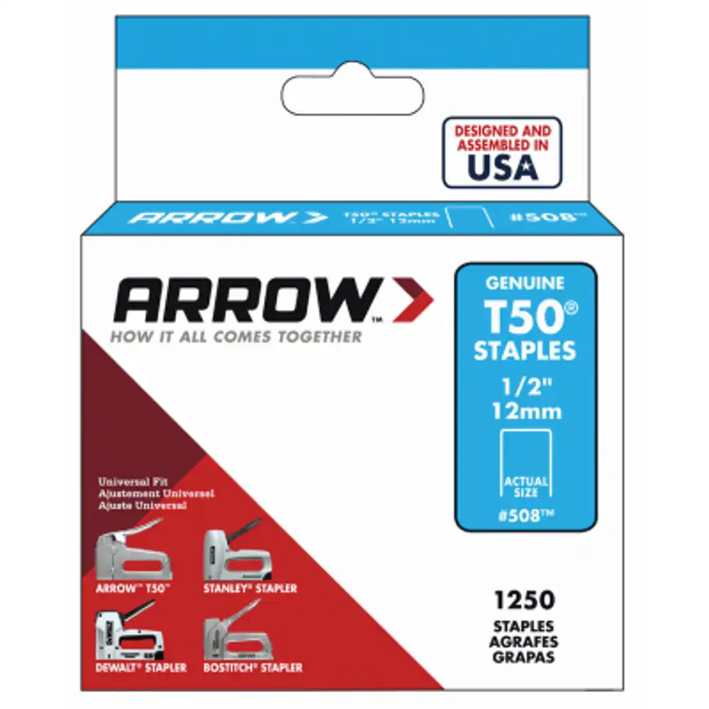 staples, .5-in., 1250-pk.