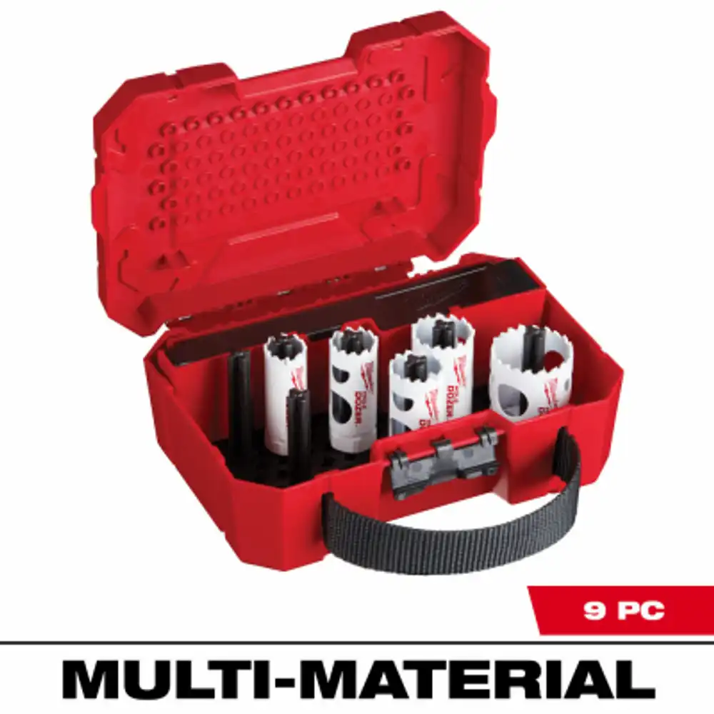 9-pc. hole dozer hole saw kit