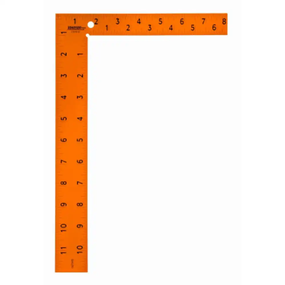 steel carpenter square, 8 x 12 in.
