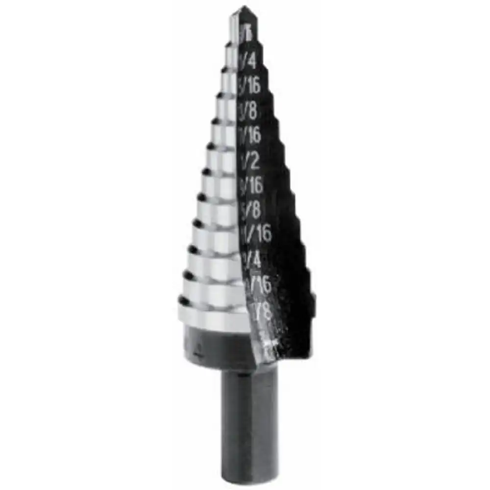 unibit #1 step drill bit, 1/8 to 1/2 in.