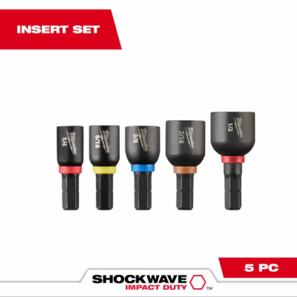 5-pc. shockwave insert nut driver set