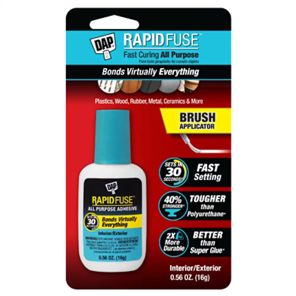 rapidfuse fast-curing adhesive, brush-on, 16-gm.