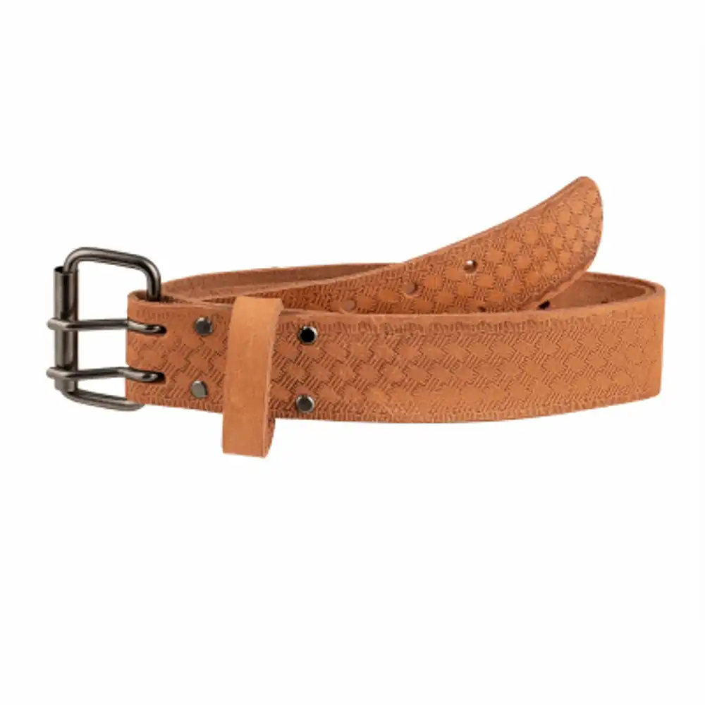 leather work belt, 1-3/4 in.
