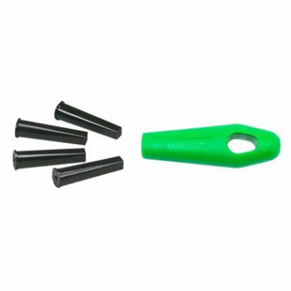 nicholson file handle, 4 interchangeable inserts, non-slip texture