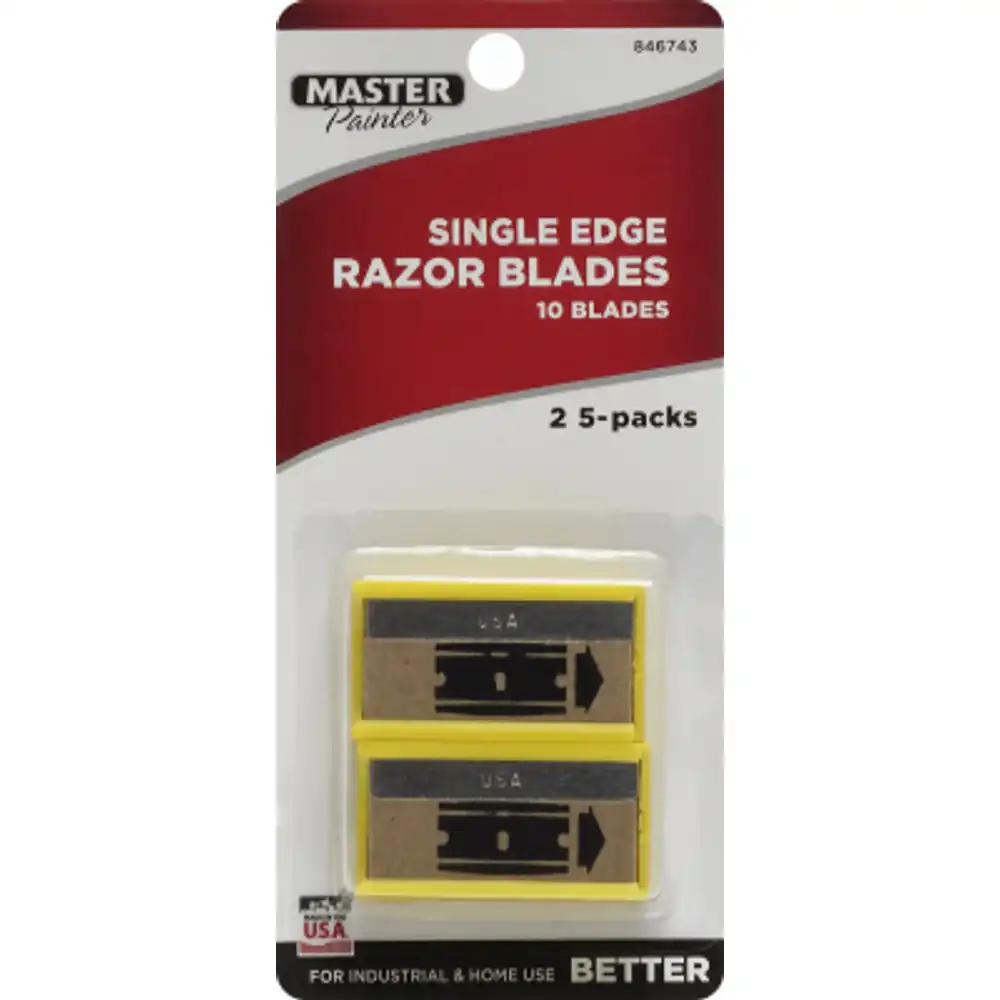 single-edge razor blades, 10-pk.