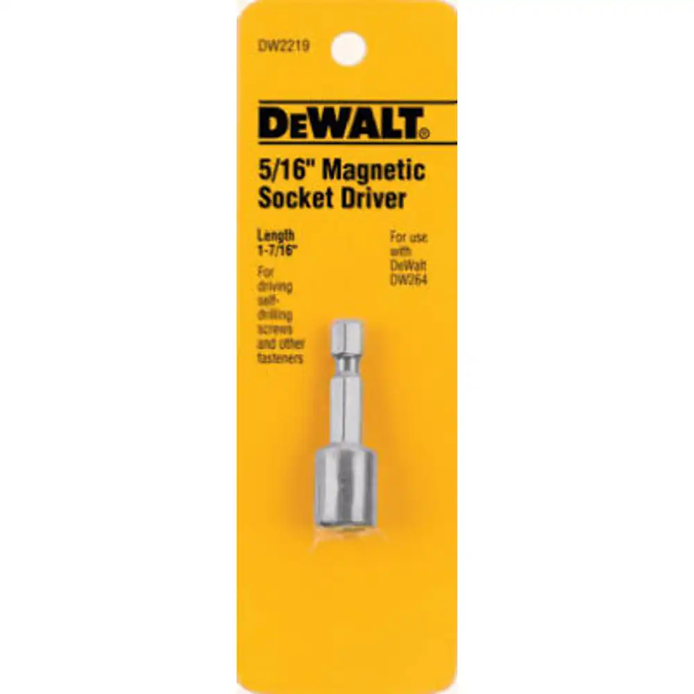 magnetic hex socket driver, 5/16 x 1-7/16 in.