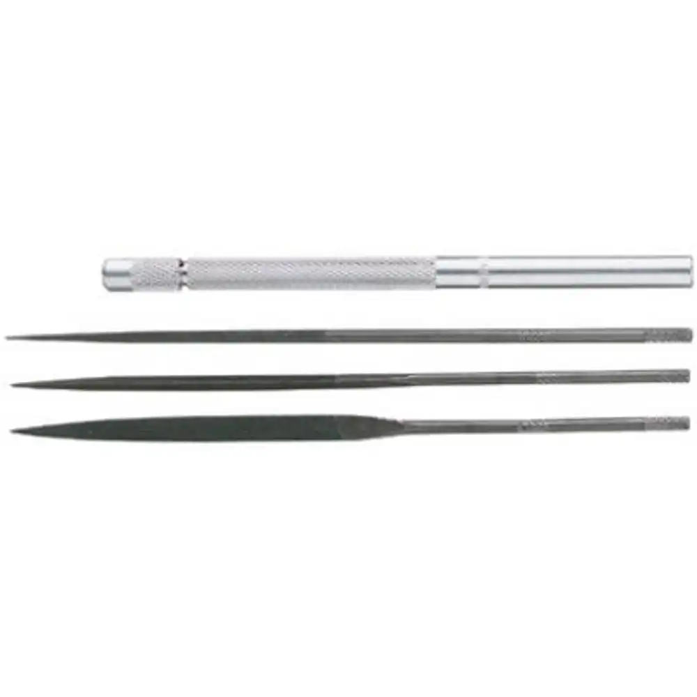 swiss pattern needle files, 4-pc. set