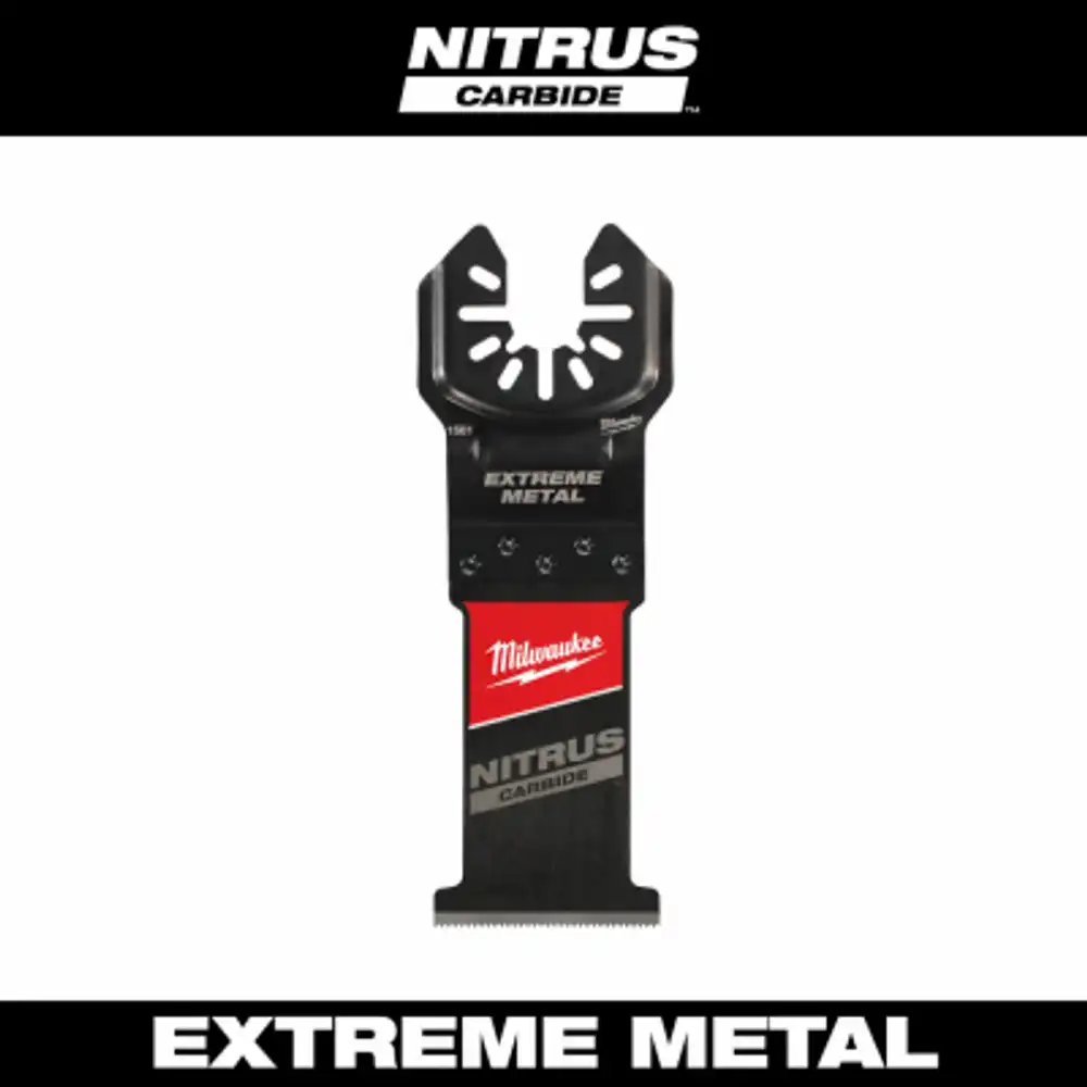 open-lok oscillating multi-tool blade, metal-cut nitrus carbide teeth