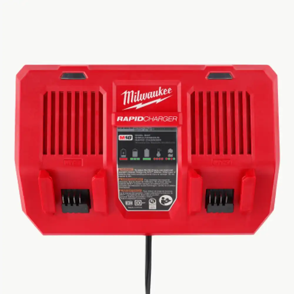 m18 dual bay simultaneous rapid battery charger