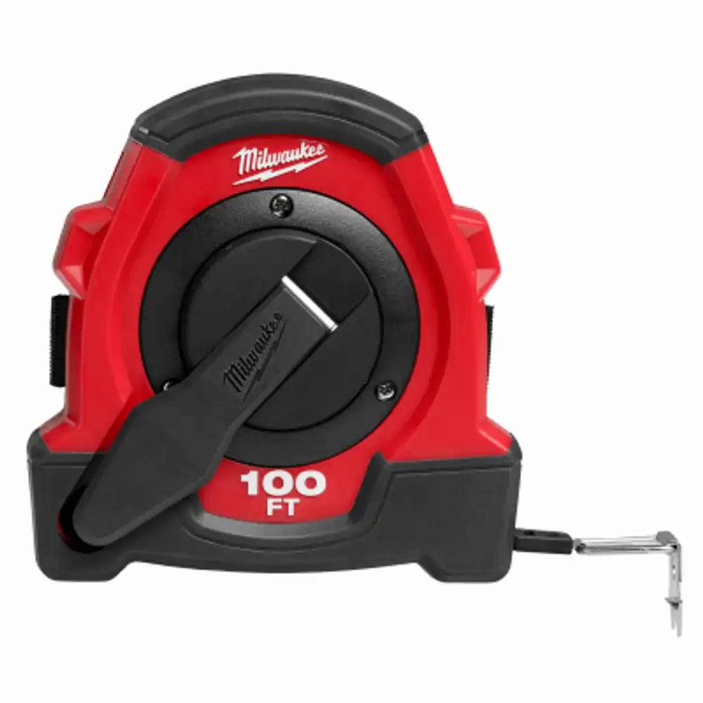 closed reel tape measure, 100 ft.