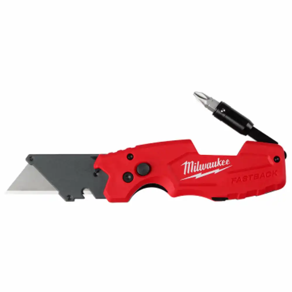 fastback 6-in-1 folding utility knife, quick blade change