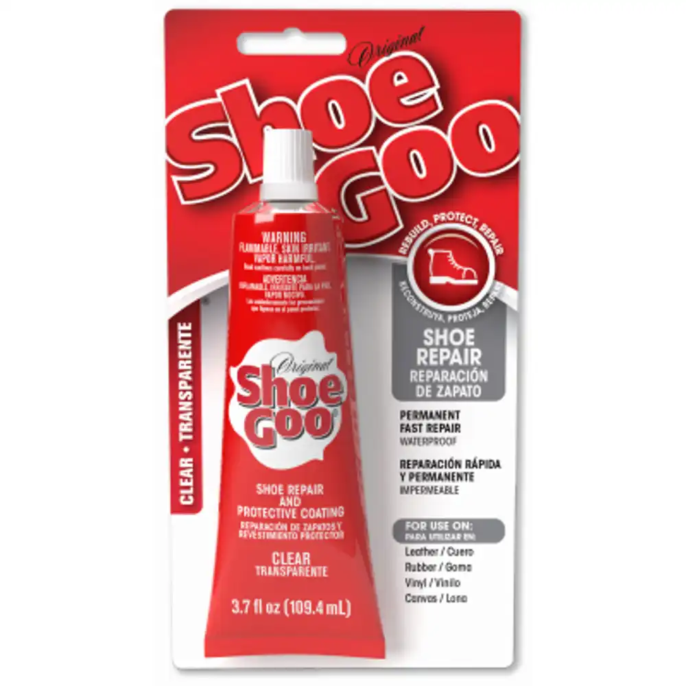 shoe repair & protective coating adhesive, clear, 3.7 oz.