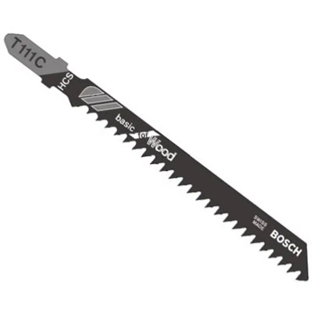 wood-cutting jigsaw blade, 4-in., 6-tpi, 5-pk.