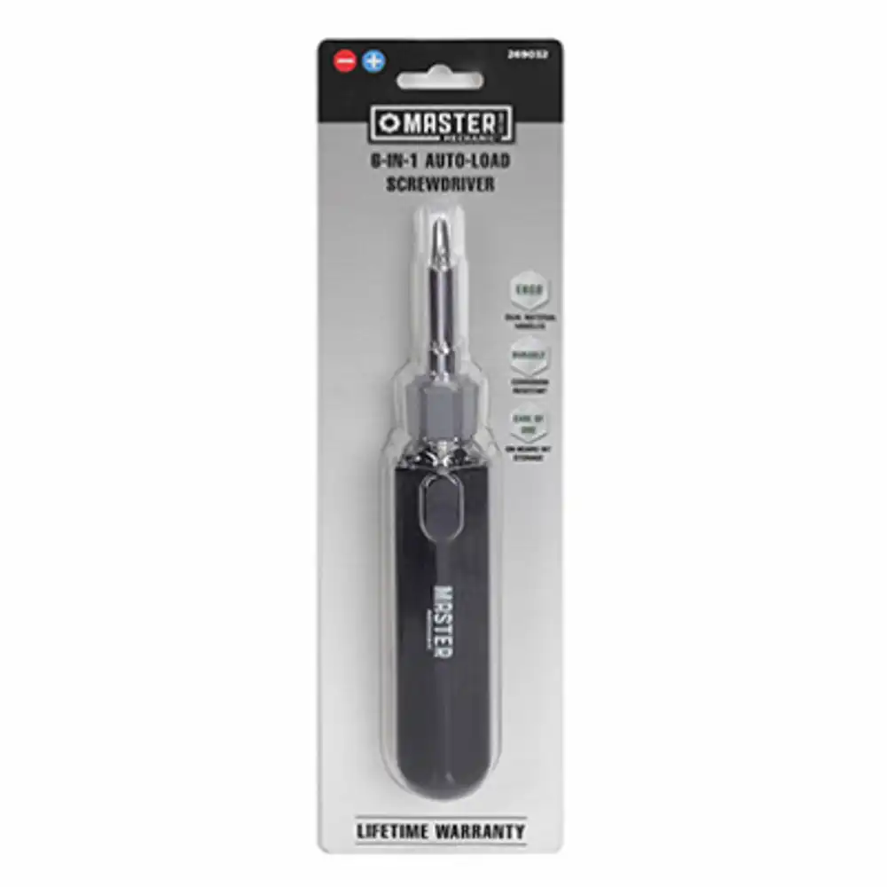6-in-1 auto-load screwdriver