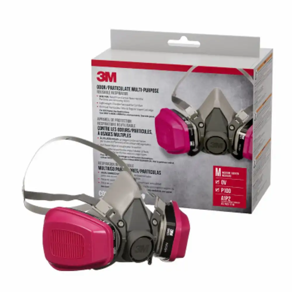 odor/particulate multipurpose reusable respirator