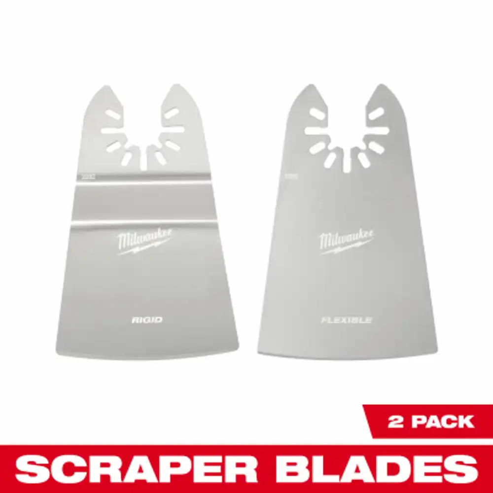 open-lock oscillating multi-tool rigid & flexible scraper, 2 in., 2-pk.