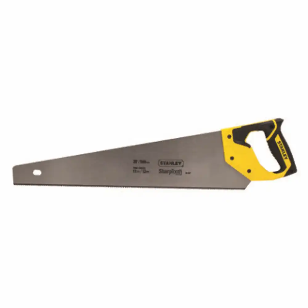 sharptooth finish cut hand saw, welded handle, 20 in.